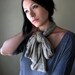 Oatmeal Head Scarf, Hair Wrap, Headband - All in One Womens Neck Bow - Sash - Neutral Oatmeal Scarf - Fall Fashion