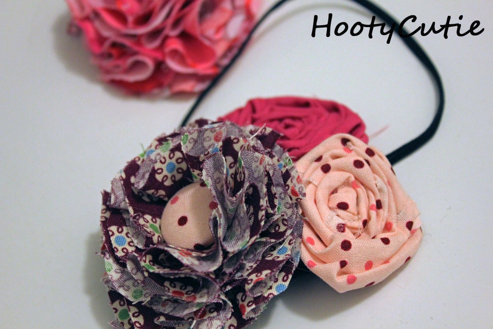 Add-on Matching Interchangeable Flower Headband/Clip