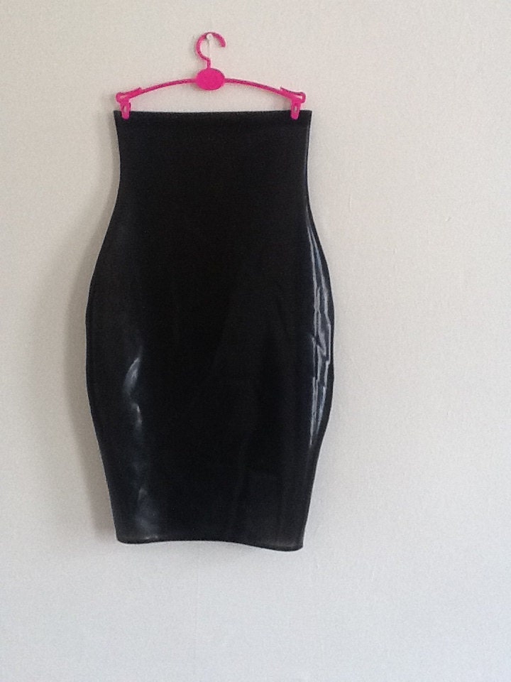Latex High Waist Pencil Skirt SALE