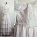 Reserved//70's Senorita Ruffle Wedding Dress. Mexican Boho Maxi Peasant Dress. Size Medium