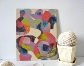 Abstract - Lavender, Chartreuse, Pink,