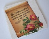 SALE Lawyer's Prayer - Lawyer or Law Student Gift - Tumbled Marble Stone Coaster - Trivet - Rustic Style Tile Coaster