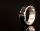 Ebony inlaid in Silver Band