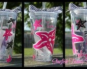 Starfish Family Tumbler - 16oz personalized acryli