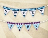 PRINTABLE "Sweet Baby" Banner (Sweet Shoppe Boy Baby Shower)