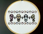 ParaNorman Zombie Cross Stitch PDF Pattern