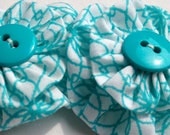 Tropical Turquoise Ponytail Holders