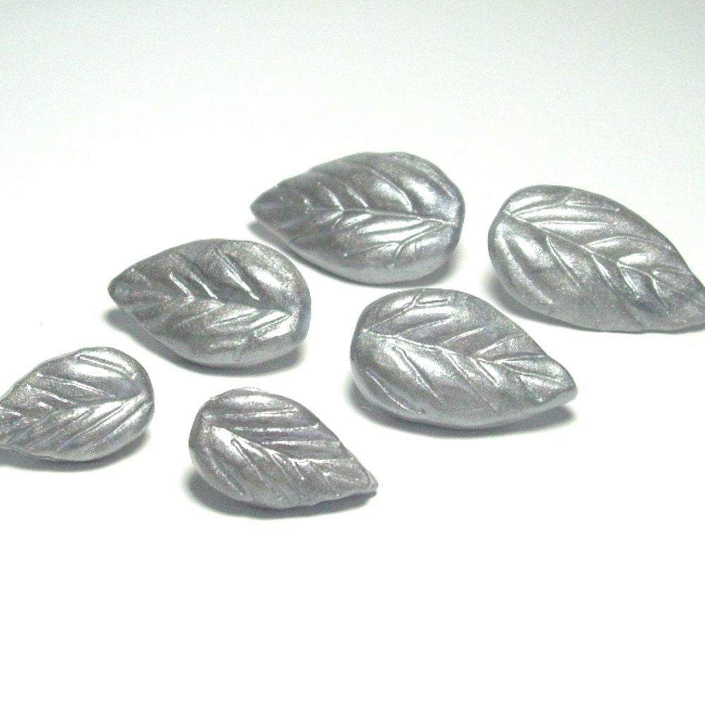 Leaf Push Pins Silver thumbtacks Leaves Thumb Tack Set Desk Accessories Decorative Pushpins Office Organizers