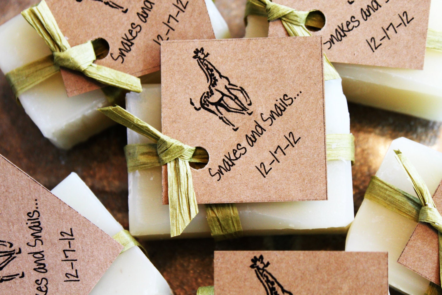 Natural Eco Baby Shower Favor Soaps set of 25 Minis Bridal Shower-Baby Shower-Birthday Favor-Wedding Favors