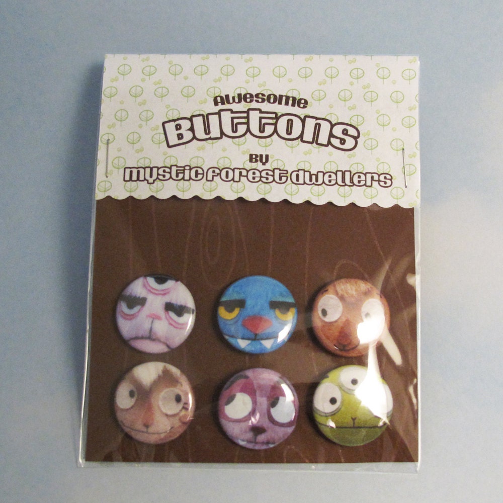 NEW: Meet the Monsters - 1" Pin Button Set
