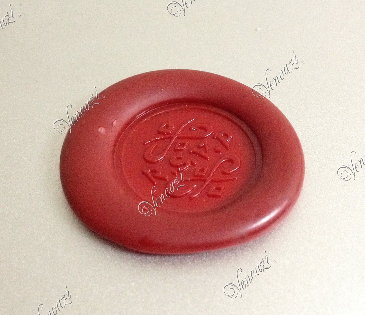 50pcs 20-25mm Own Designed Logo Ready Made Self Adhesive Sealing Wax Sticker