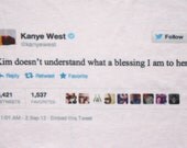 Kanye & Kim 4eva Tshirt (Size S)