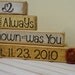 Personalized Wedding gift/Decoration Happily Ever After wedding, shower, anniversary, Valentines gift I have always know it was you