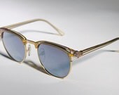 Clear Mirror Clumbaster 1980s Vintage Deadstock Sunglasses A6