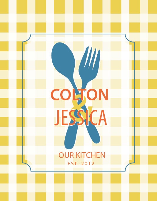 Art For Kitchen, - Fork and Spoon, Couple Gift- 11X14 Inches, Other sizes, wedding gift, anniversary, house warming