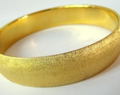 Vintage Monet Goldtone Bangle Bracelet