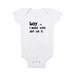 Baby Bodysuit - BOY noise with dirt on it  - Lt Blue -  Infant Kids Toddler Onesie Childrens Clothing (3 Colors)(cchb)