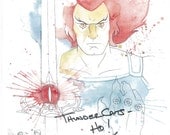 Thundercats Lion-O Print Hand Signed by The Original Voice Actor (Larry Kenney)