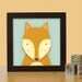 Woodland Fox Nursery Print