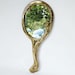 French art nouveau hand mirror, vanity mirror