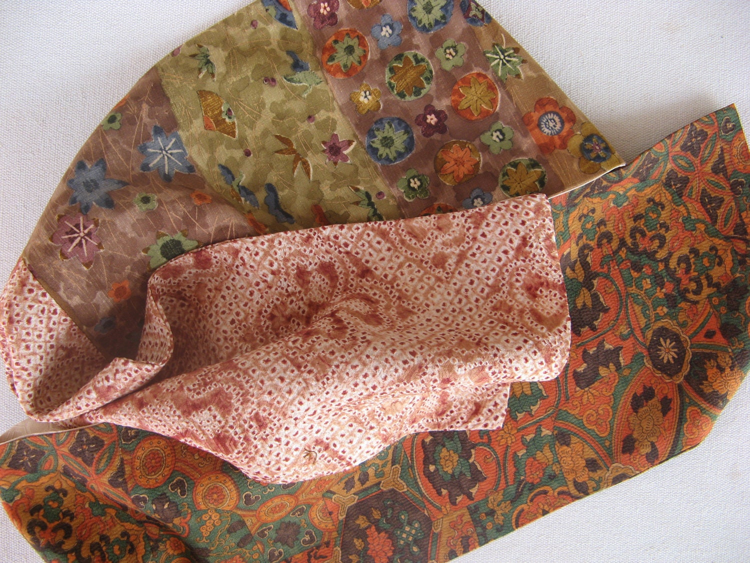 Kimono silk scarf, Unisex IDEAL GIFT