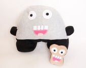 Toaster Plush and Toast Plush - Funny Pillow - Todd Toast and Tom Toaster