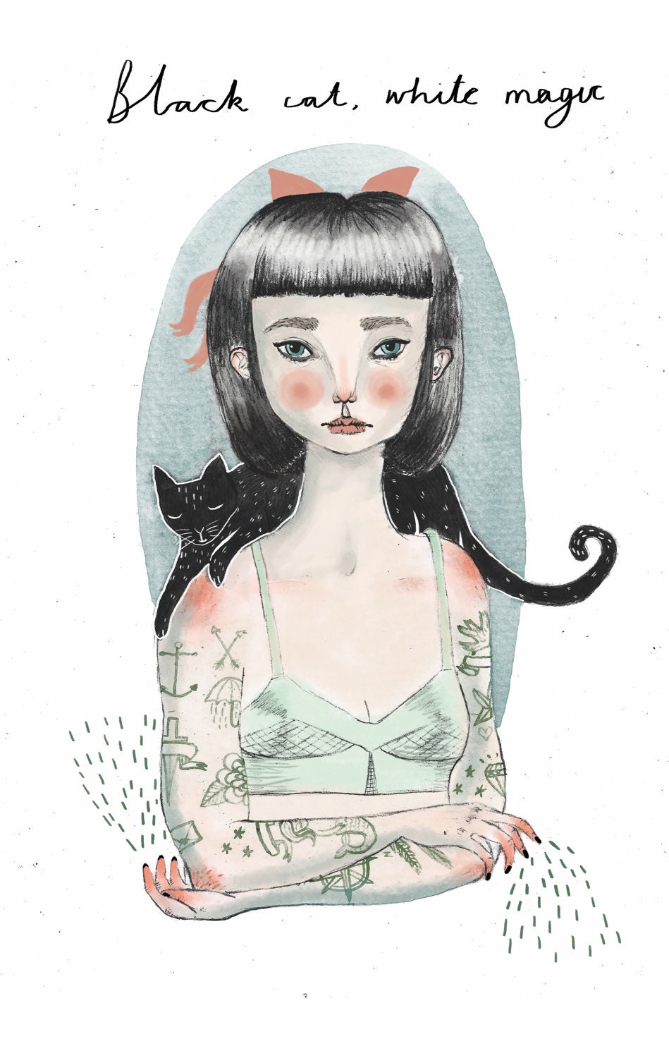 Giclée print  - 'Teen Witch'