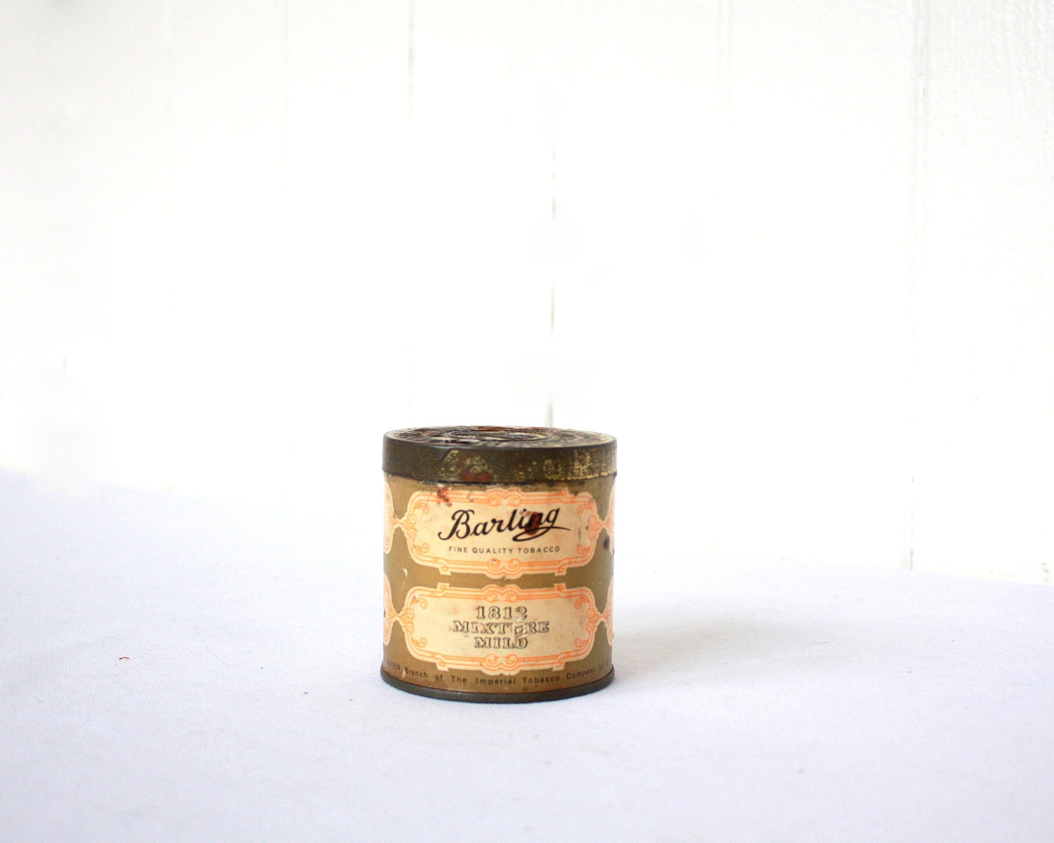 Vintage Tobacco Tin, Barling Tobacco Tin, Rare Tobacco Tin, Barling England, Tobacciana, Vintage Tobacciana, Smoking, Tobacco, Fall