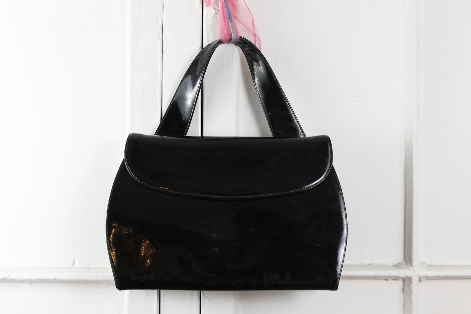 how to clean patent leather handbag