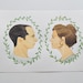 Custom couples portraits / original illustration