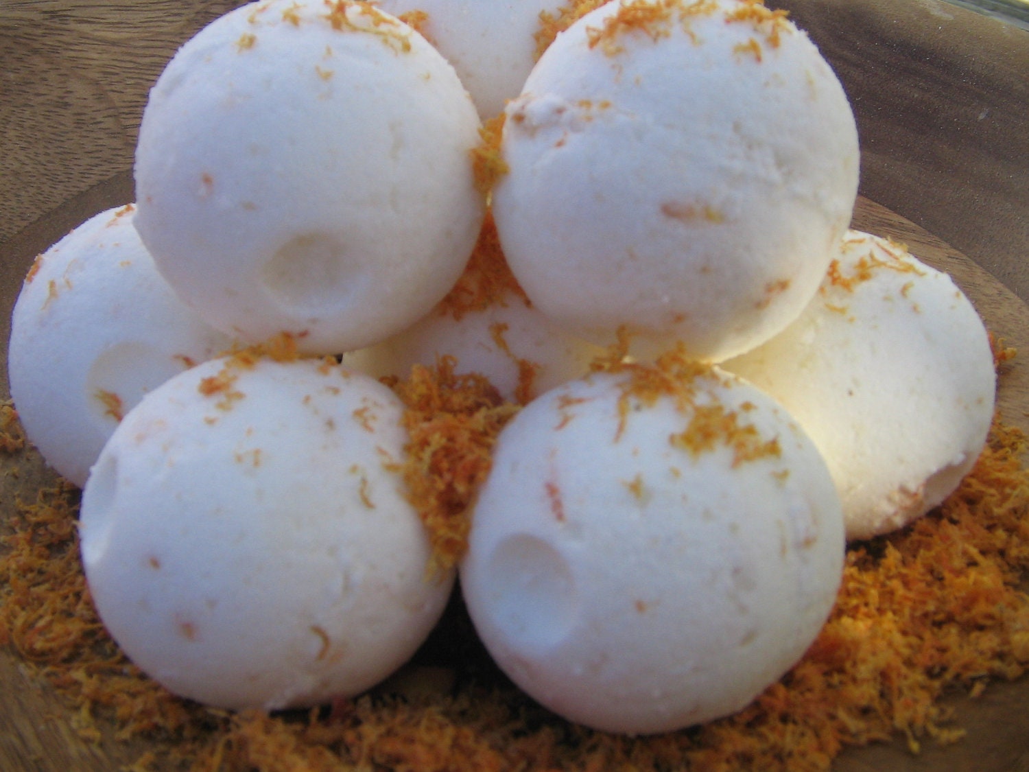 ORGANIC Mini BATH BOMBS--Choose your aroma (8 count)