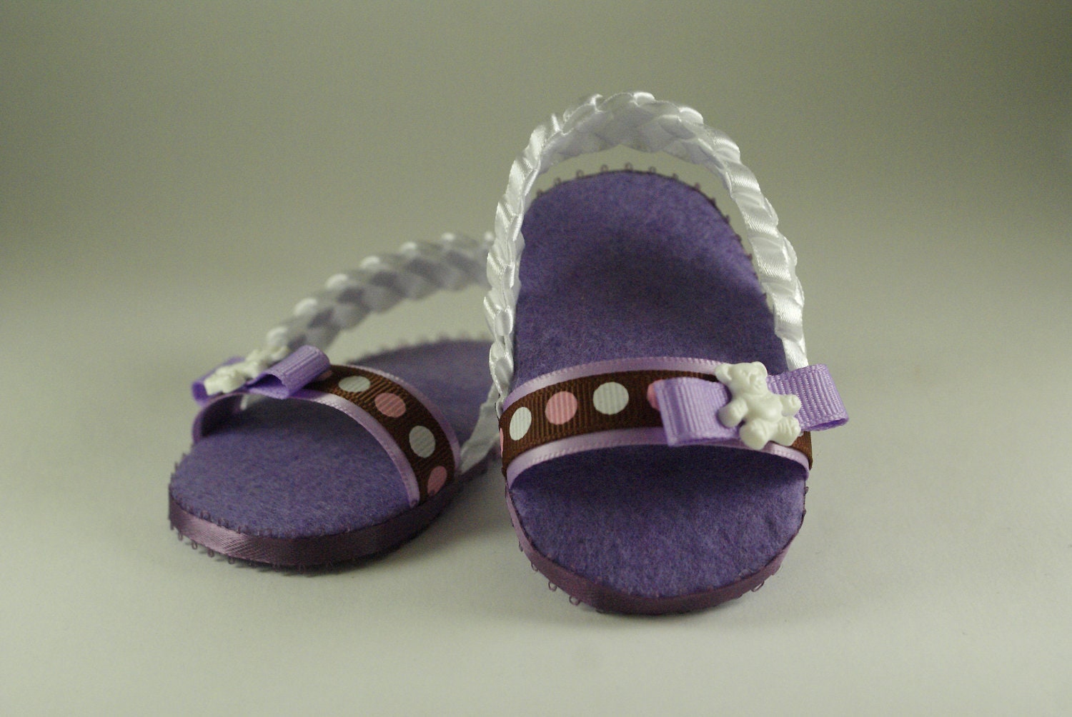 Teddy Bear Lilac Baby Girl Sandal