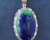Exceptional AZURITE/MALACHITE  Pendent