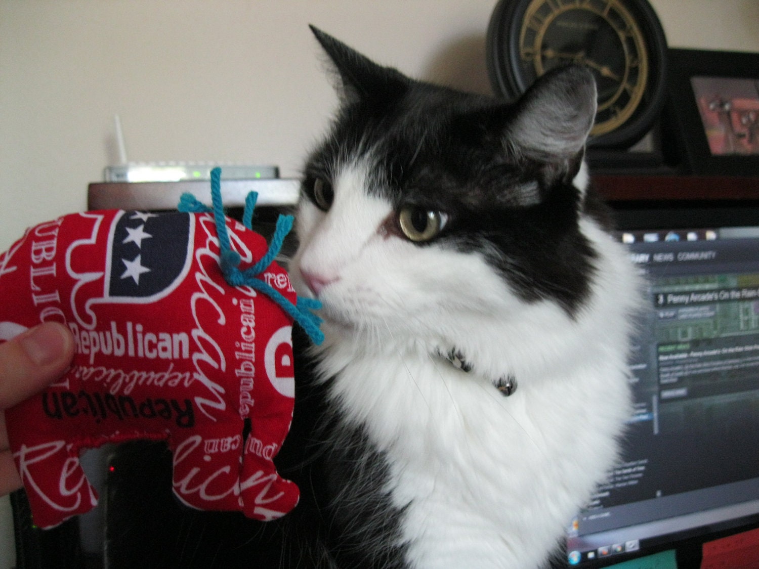 Republican Elephant Catnip Toy
