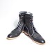 vintage inpired black lace up boots romper style  - FREE SHIPPING