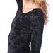 Black Magic Crushed Velvet Top / All Sizes / Free Ship USA