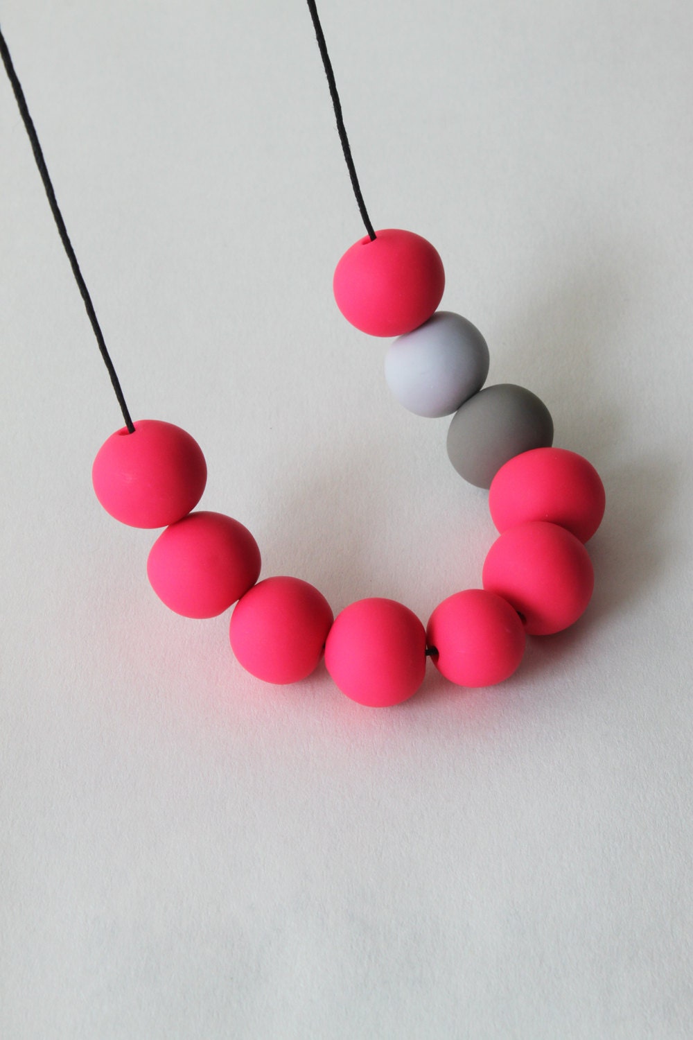 Hot pink necklace
