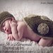 Crochet PATTERN -Newborn Hat and Shell Little Turtle Photo Prop Set Pattern - Instant Download PDF 160 - Photography Prop Pattern