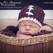 Crochet PATTERN - Baby Chunky Football Beanie Crochet Hat Pattern - Instant Download PDF 162 - Newborn to Adult - Photography Prop Pattern