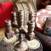 VINTAGE HANDCARVED WOOD Candelabra Wooden Centerpiece Made in Mexico Primitive Folk Art Candle Holder Modern Bohemian Gypsy Home Decor