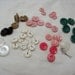 Vintage Lot Plastic Buttons Matched Sets of Different Styles All 50 for 4 USD