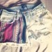 S A L E Cute Tribal Low Rise Studded Shorts / Perfect for summer /