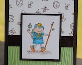 Handcrafted Cub Scout/Boy Scout Card