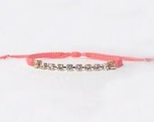 stackable Swarovski crystal rhinestone friendship bracelet. winston.