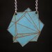 Geometry 3 necklace -- laser-cut book cover -- science geekery