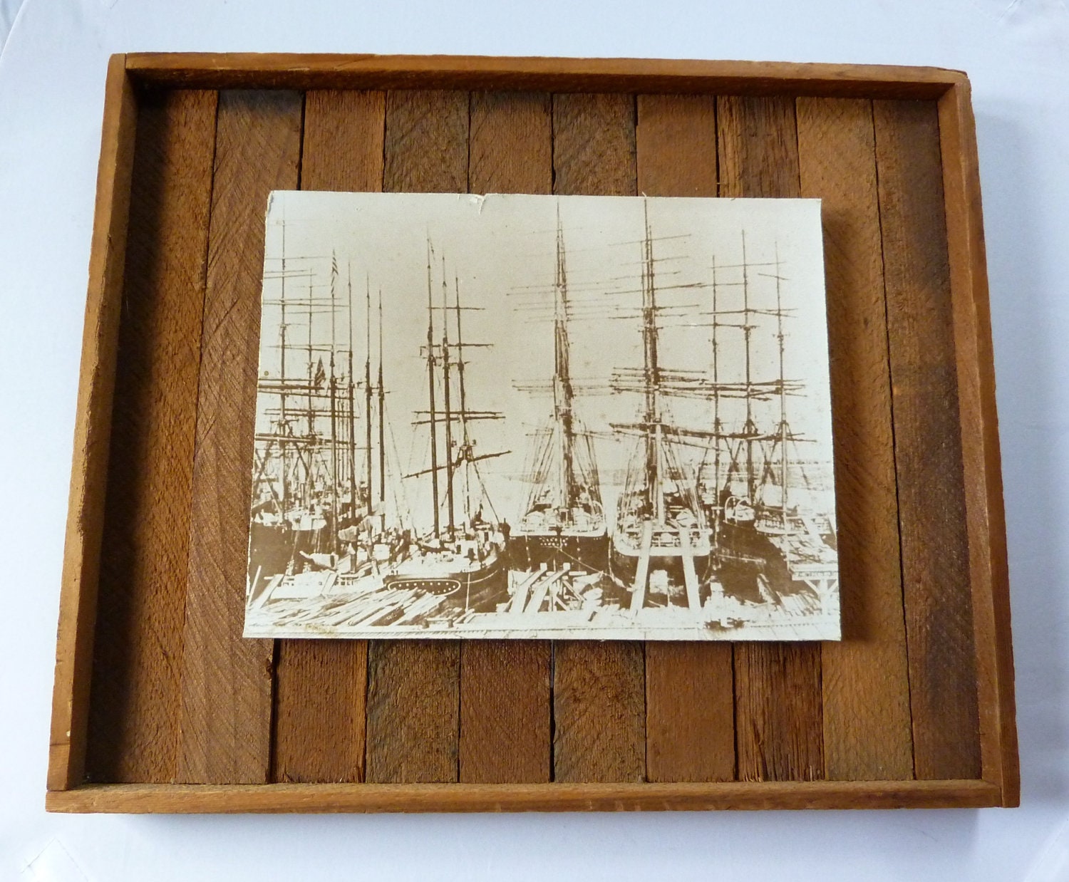 Vintage Ship Picture, Laguna Beach Trading Co. 1973