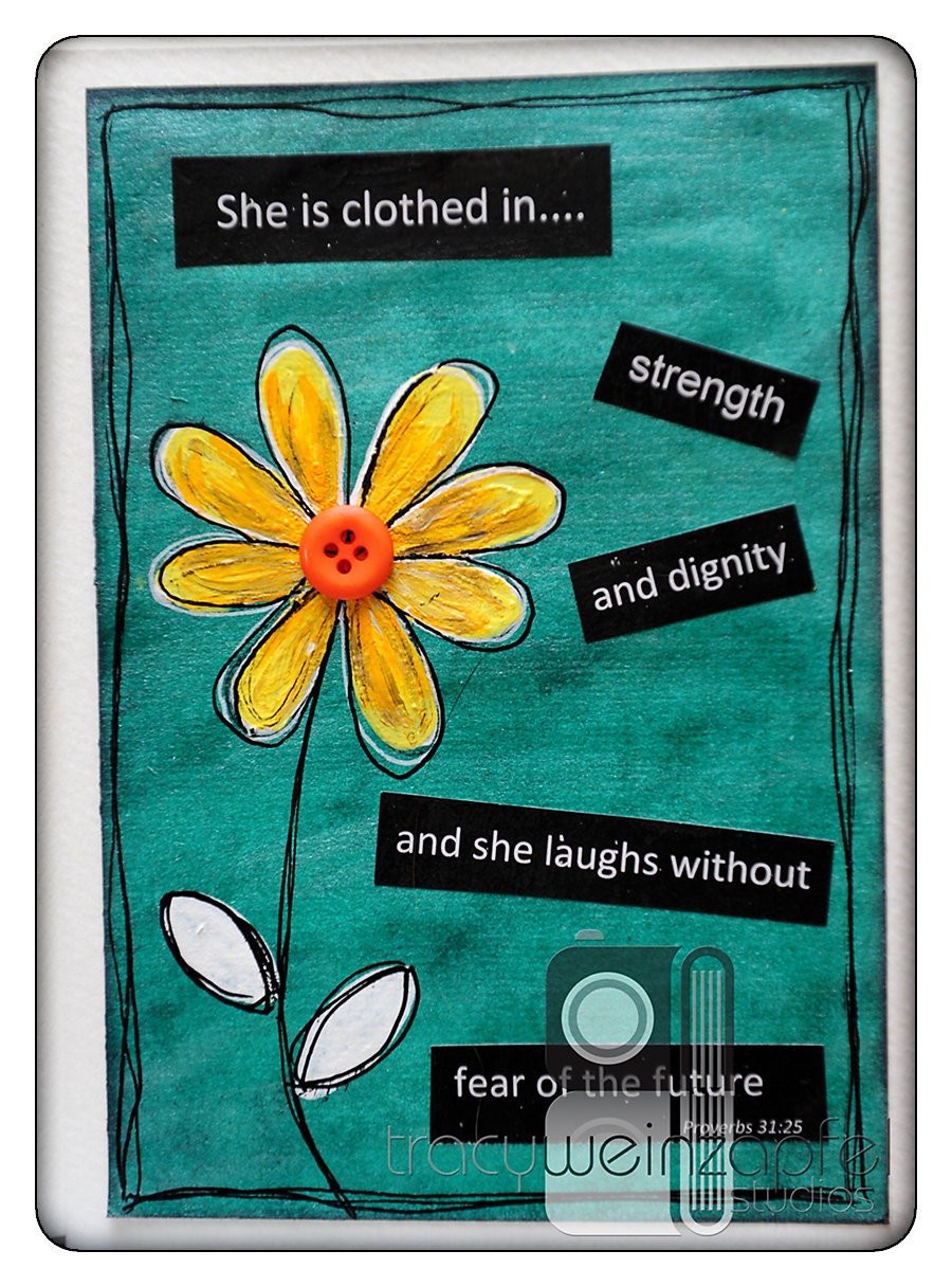 Handpainted 5" X 7" Card/Artwork