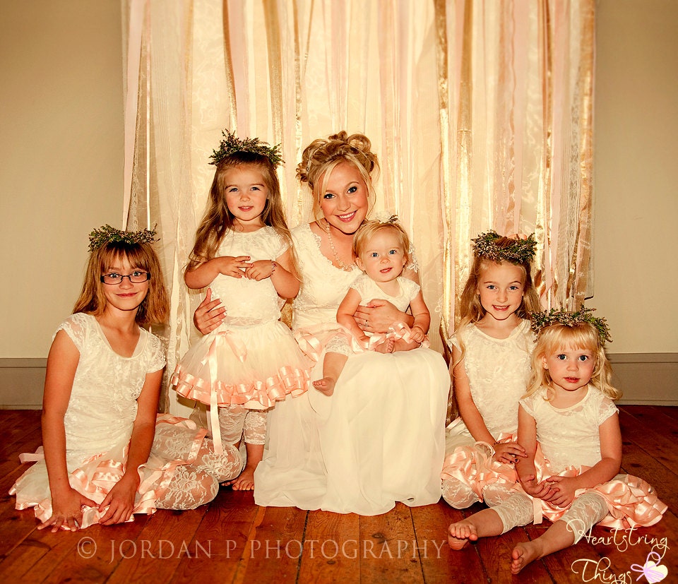 Chiffon Pixie Pettiskirt Double lined with Satin Ribbon adapted from Petti Skirt for Baby or Child