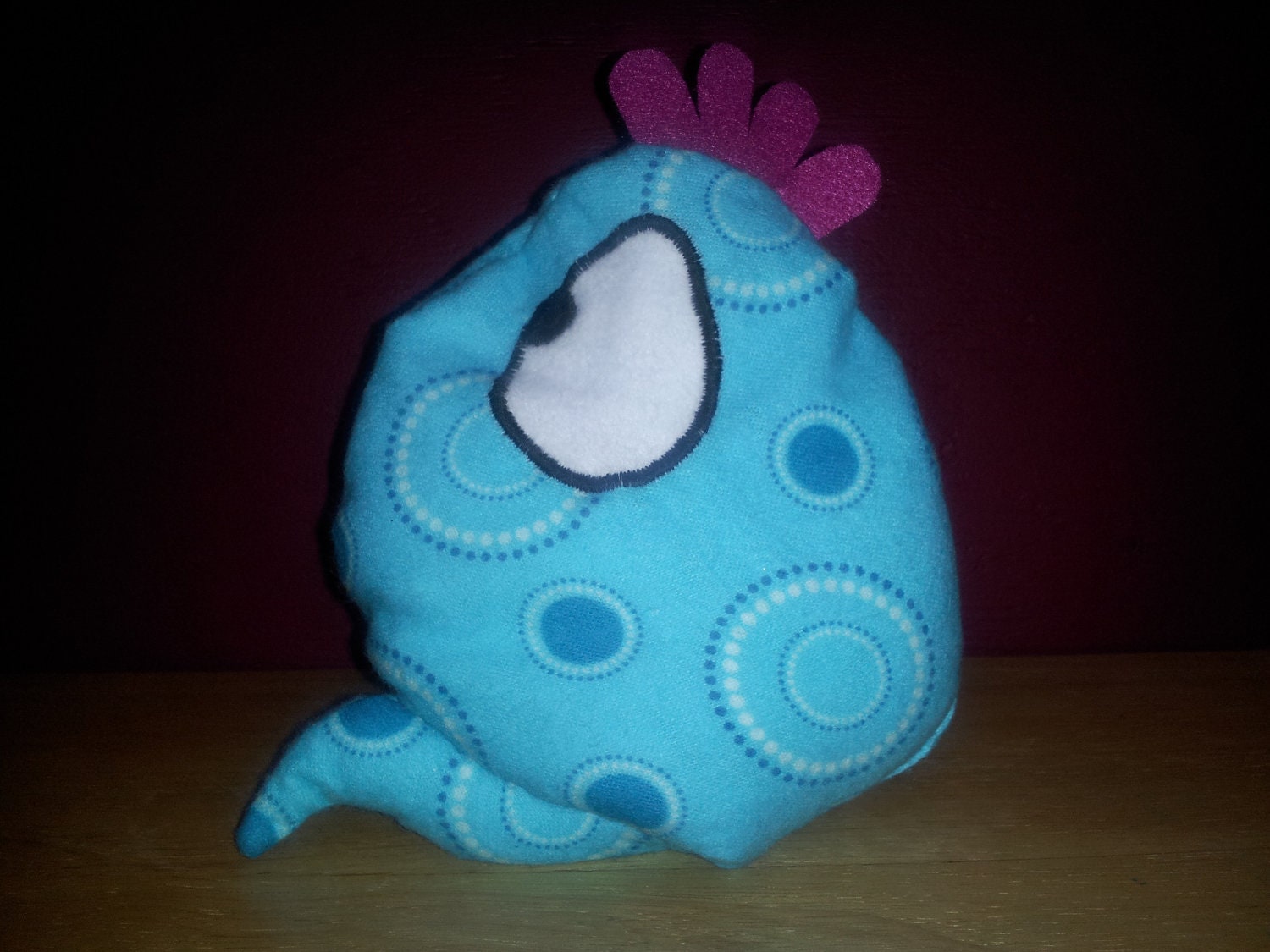 Heating Pad, Tripod and Night Stand Buddy - Tadpole in Blue, Magenta