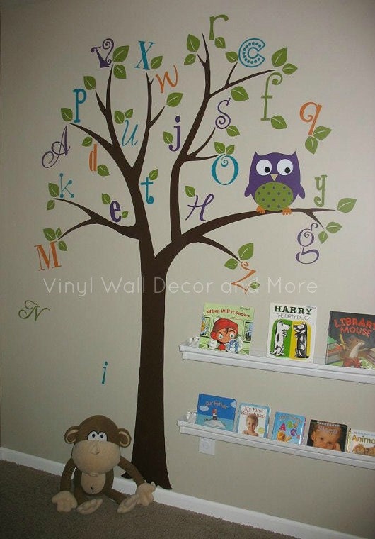 Alphabet Owl Tree